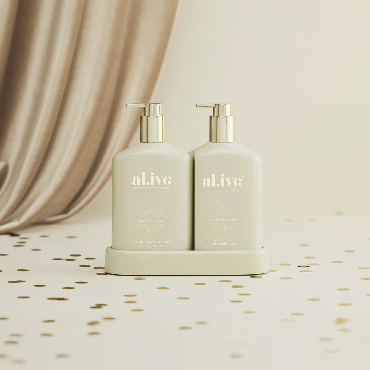 al.ive Wash & Lotion Duo Golden Wattle & Citrus